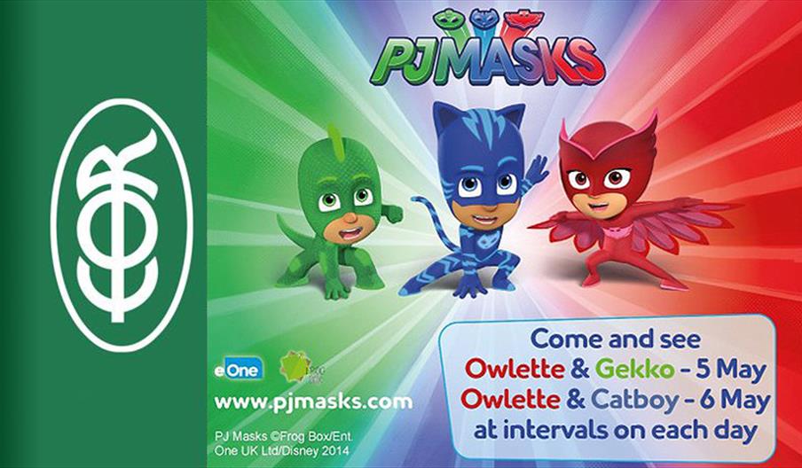 PJ Masks Owlette Gekko and Catboy visit Epping Ongar Railway