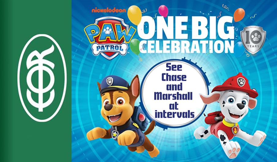 Come and see Paw Patrol's Chase and Marshall at North Weald Station