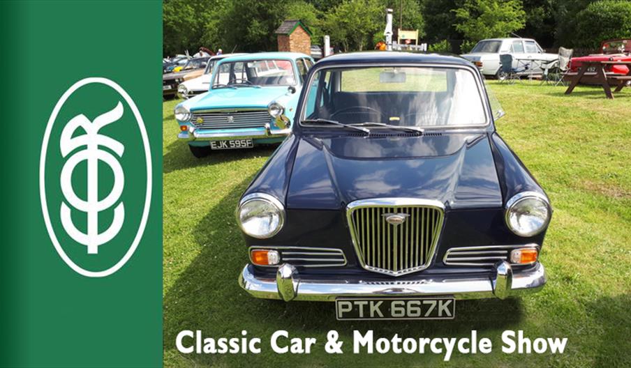 Epping Ongar Railway Classic Car and motorcycle Show at North Weald and Ongar Stations.