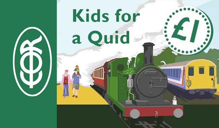 Kids for a Quid on the Epping Ongar Railway.