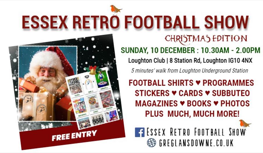 Essex Retro Football Christmas Special Show at Loughton.