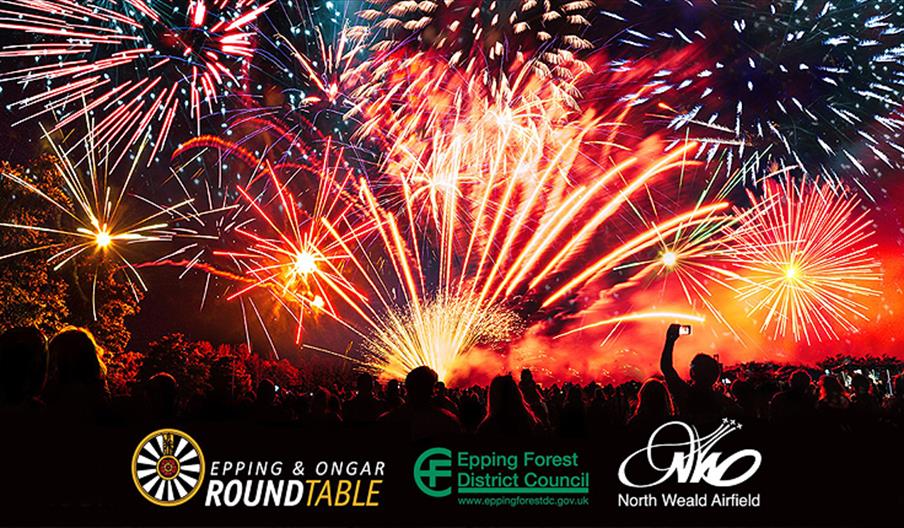 Epping & Ongar Round Table Fireworks Event at North Weald Airfield 2019