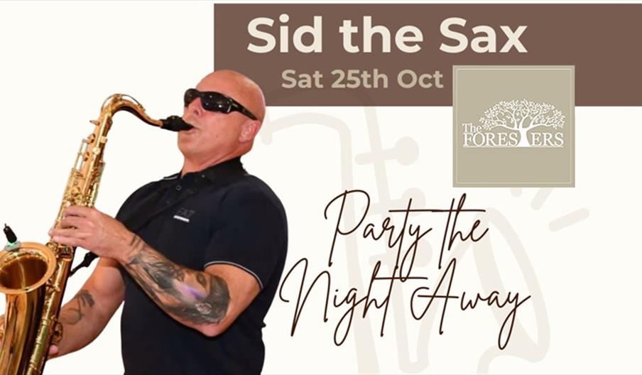 Sid the Sax at The Foresters High Ongar, 25 October 2025.