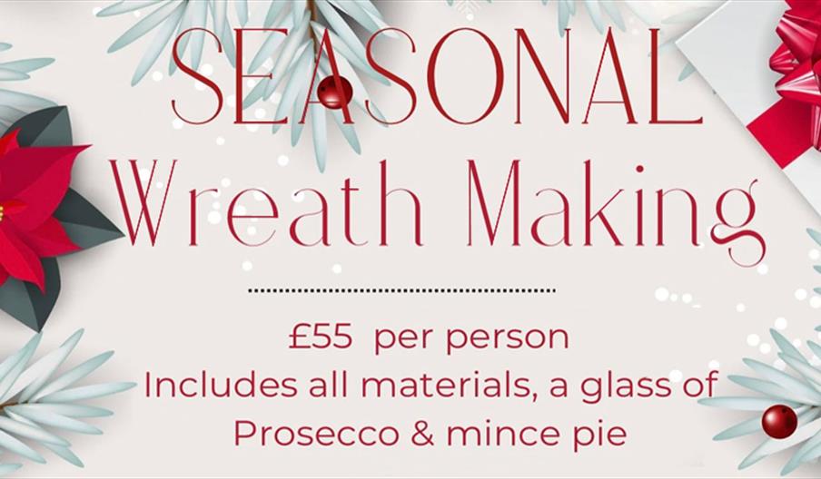 Seasonal Wreath Making workshop by Gail Thibert and Ruth Batten