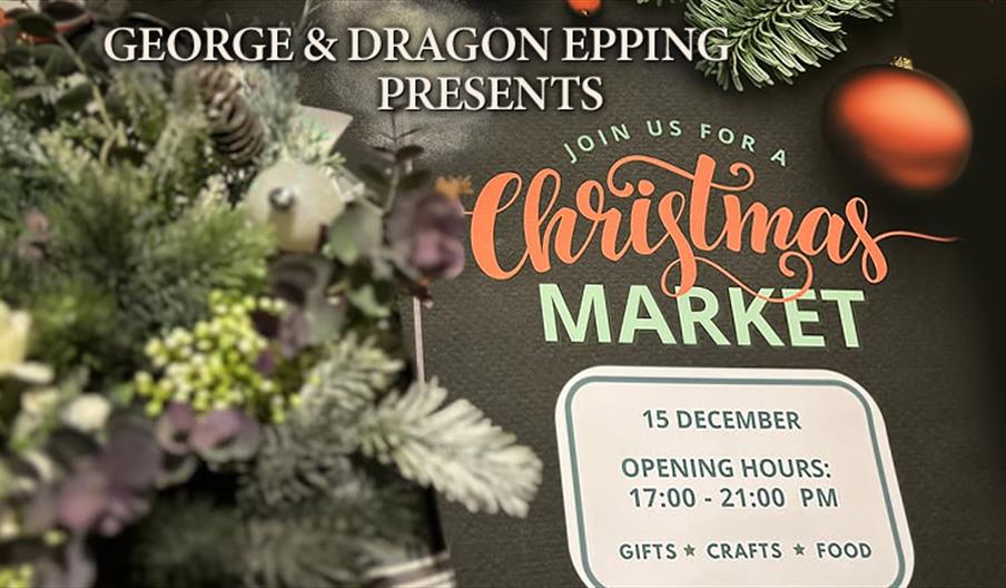 The George & Dragon Epping Christmas Market in Epping