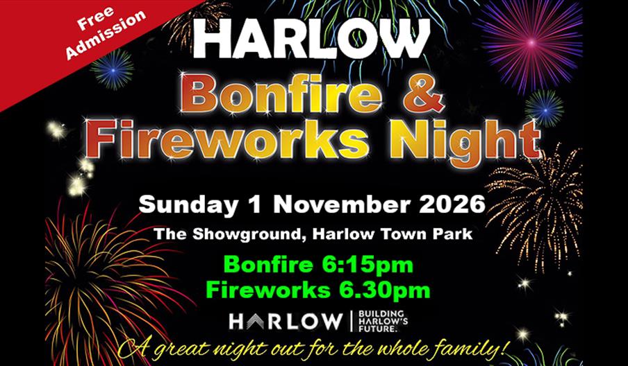 Harlow Free Bonfire and Fireworks Night