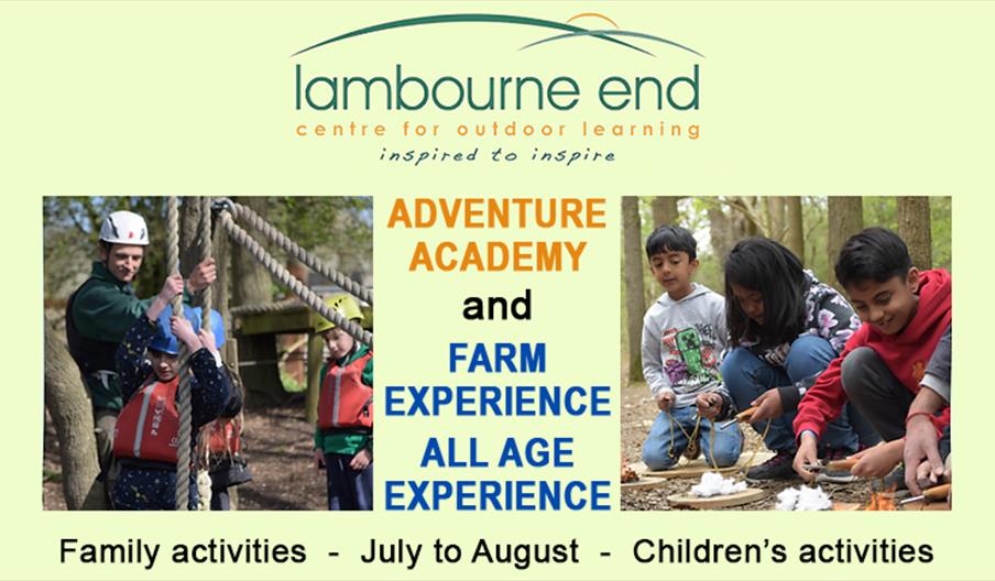 Lambourne End Centre children's and family summer activities.