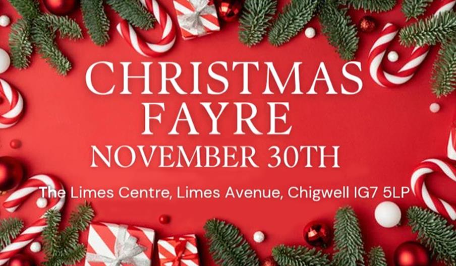 Limes Centre Christmas Fayre Sunday 30th November 2025