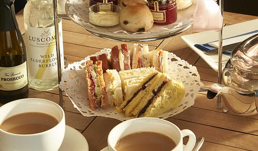 Afternoon Tea at Mayfield Farm Bakery Tea Shop.