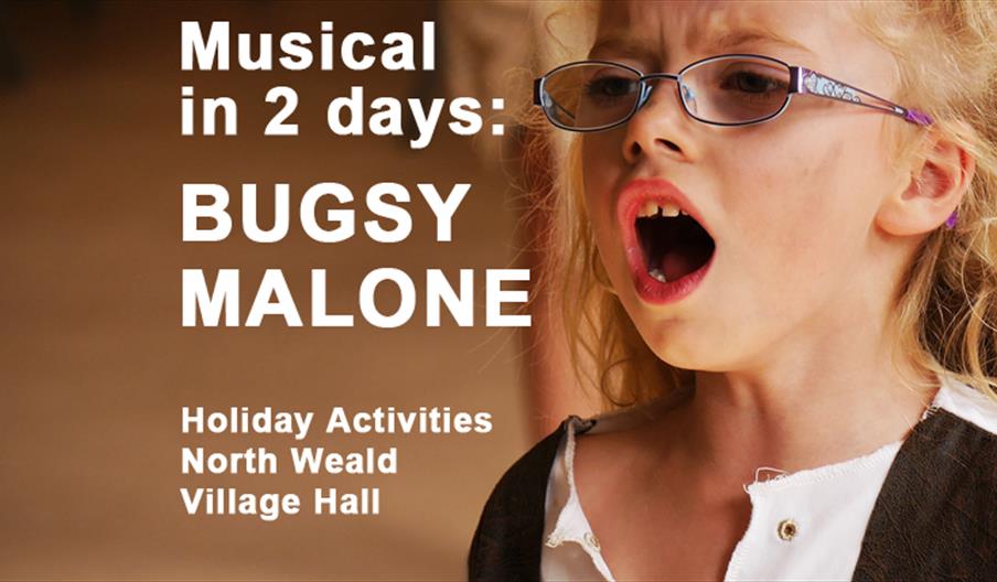 Bugsy Malone in 2 days - a musical workshop for kids.
