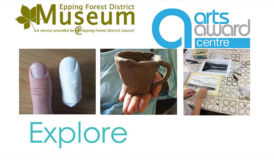 Work with a professional artist to create your own artwork at Epping Forest District Museum.