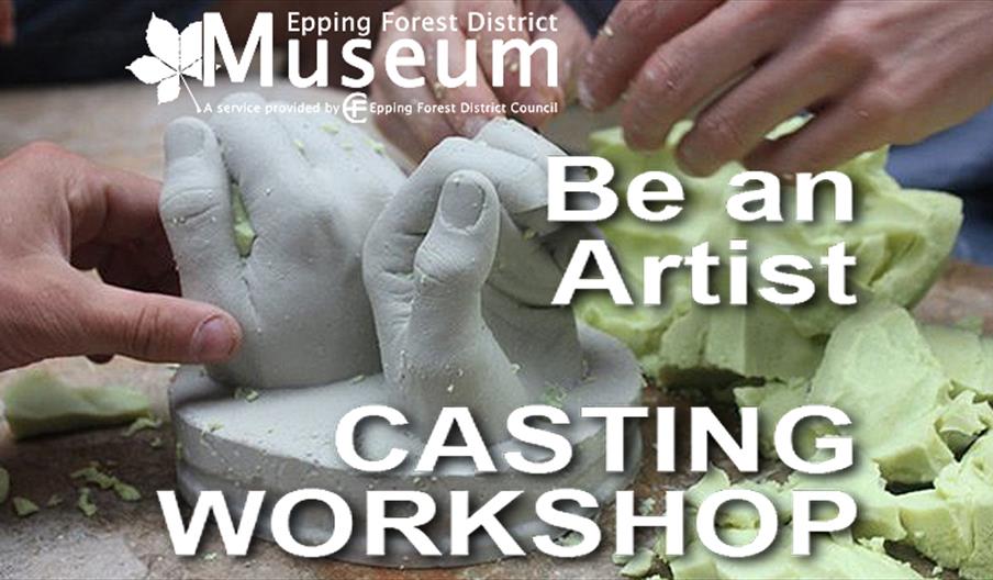 A casting workshop at Epping Forest District Museum.