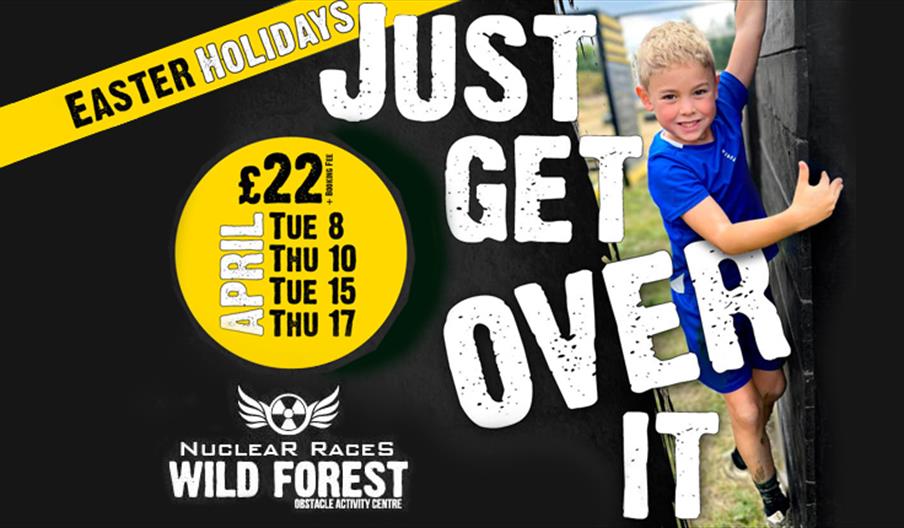 Wild Forest presents Just Get Over It children's obstacle fun this Easter holidays