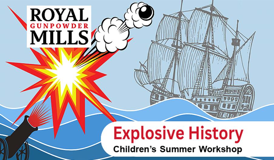 Explosive History children's workshop at the Royal Gunpowder Mills, Waltham Abbey.