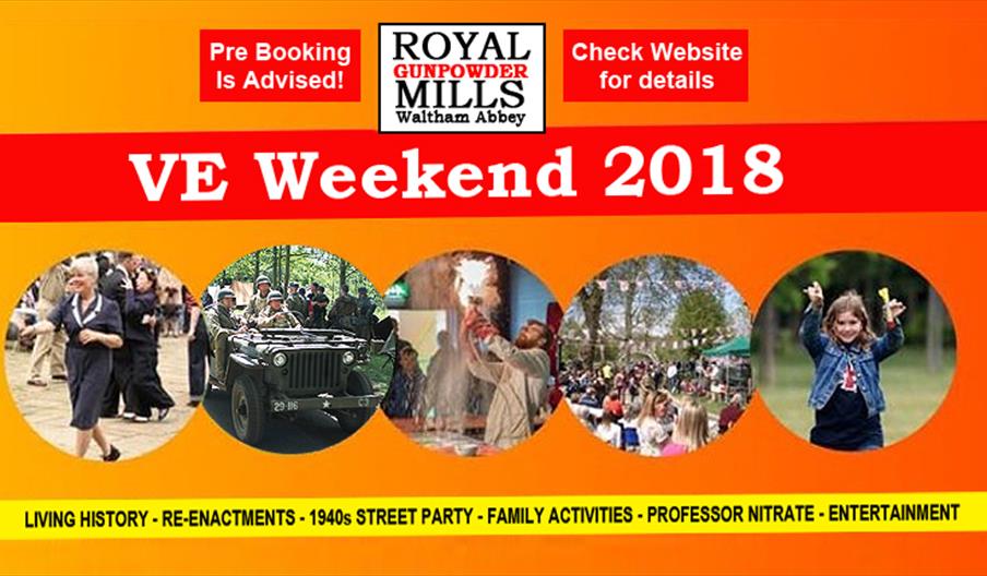 Royal Gunpowder Mills VE Day 2018 event Waltham Abbey