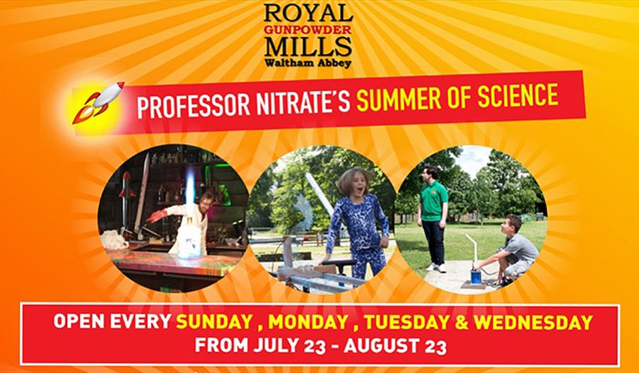 Summer of Science at the Royal Gunpowder Mills, Waltham Abbey.