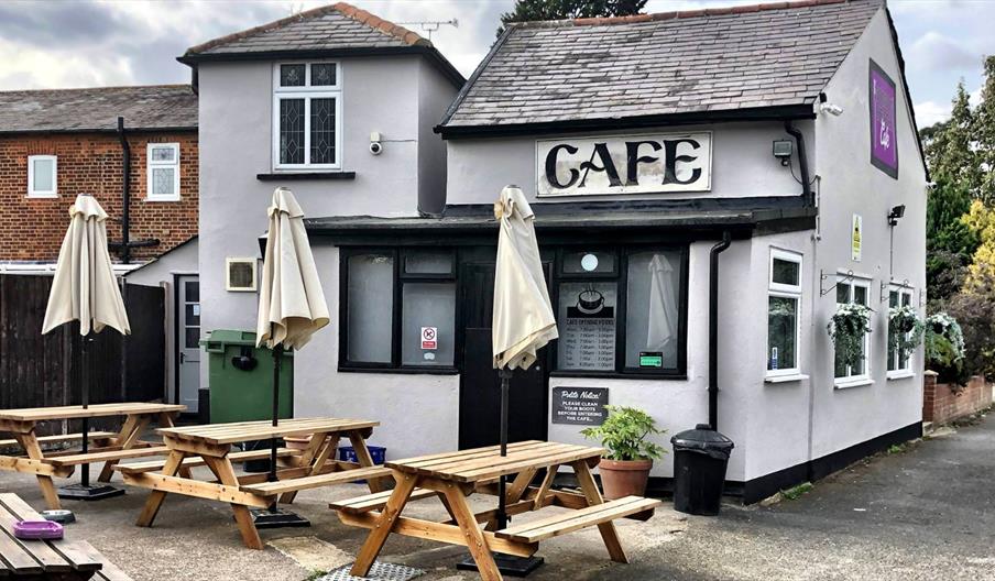 Norton Heath Cafe front and outdoor seating