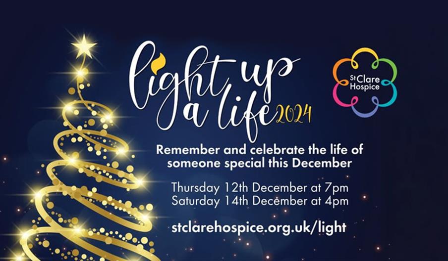 St Clare Hospice Light up a Life services 2024
