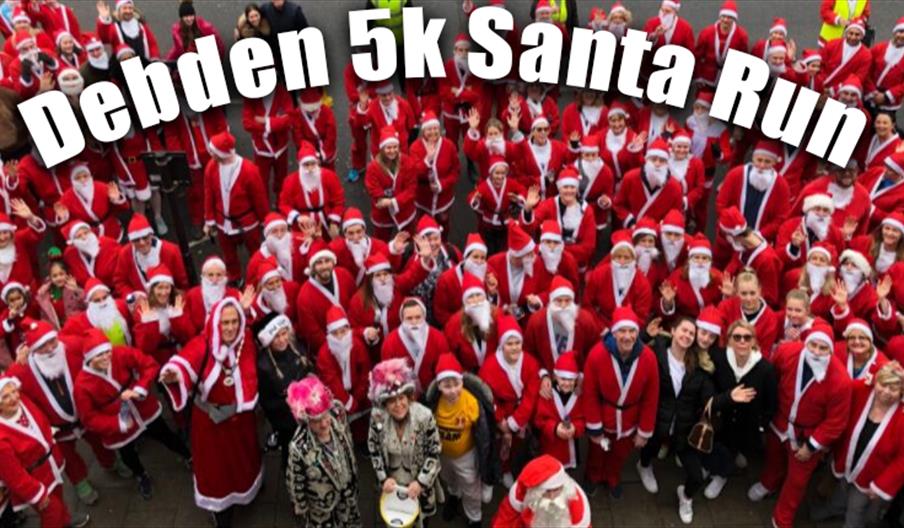 St Clare Hospice 5k Santa Run from Debden