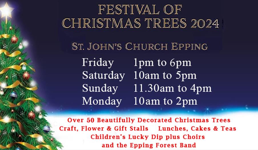 St John the Baptist Church Festival of Christmas Trees, Epping