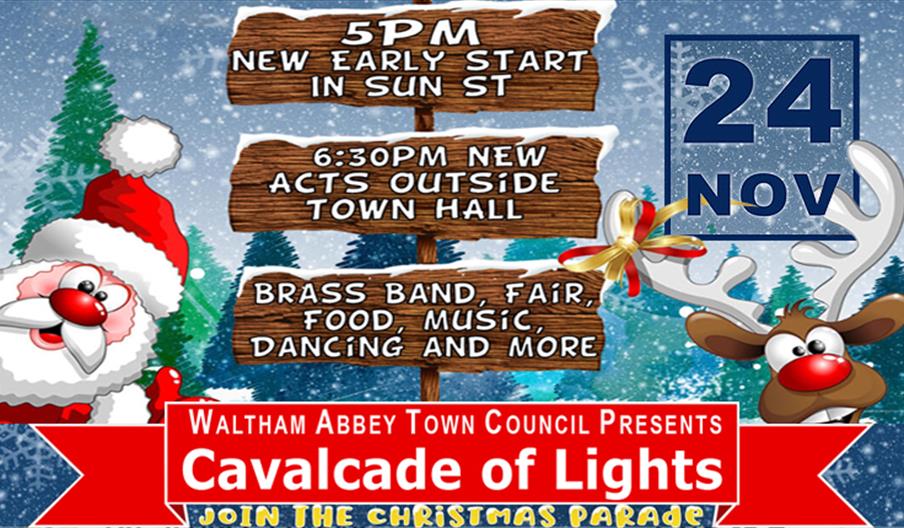 Waltham Abbey Cavalcade of Lights 2023