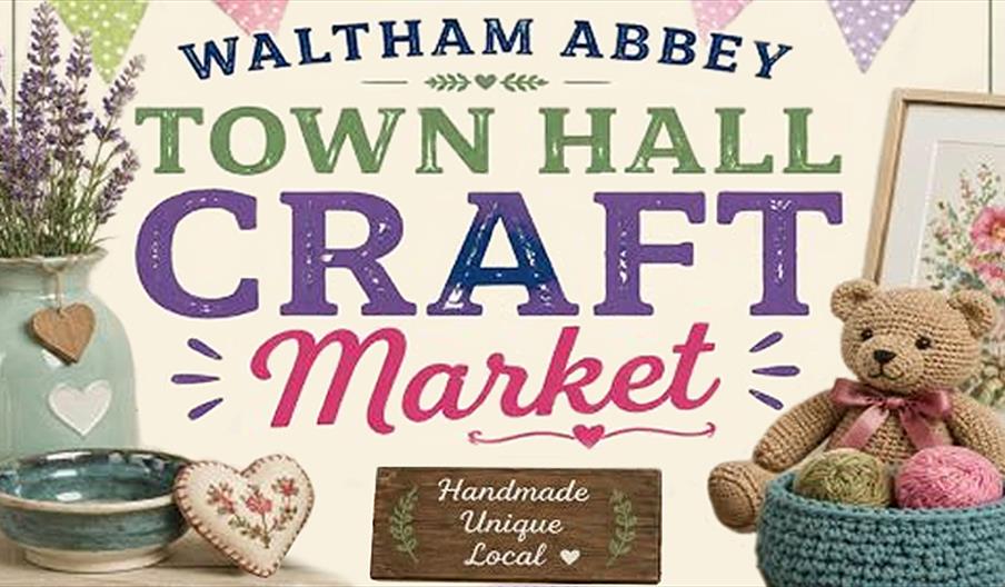 Waltham Abbey Town Hall hosts a Craft Market and Table Top Sale every 1st Tuesday of the month