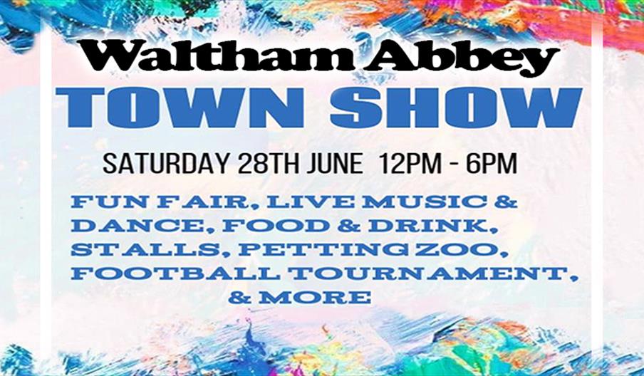 Waltham Abbey Town Show, Saturday 29th June 2024. Town Mead Leisure Park.