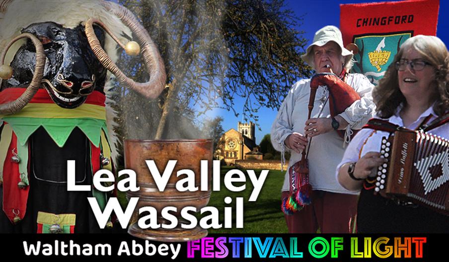 Lea Valley Wassail in the Abbey Grounds at Waltham Abbey