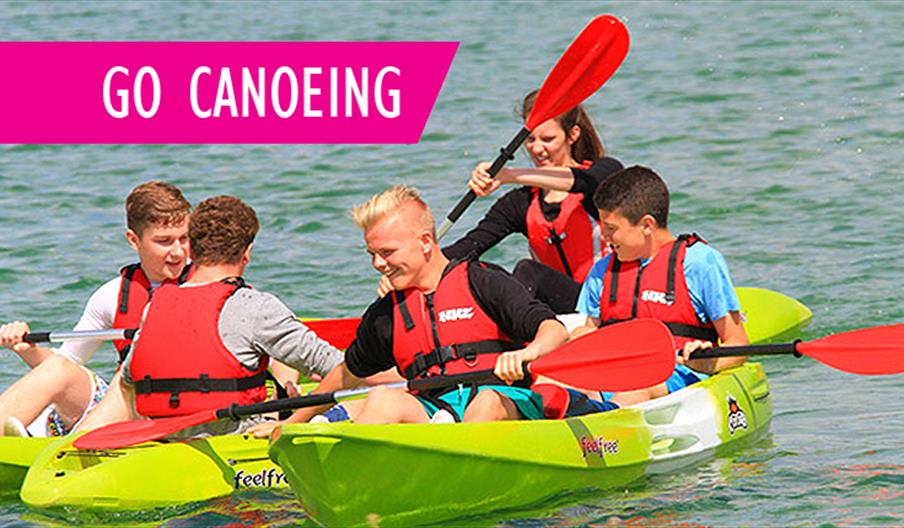 Go Canoeing at Lee Valley Park White Water Centre.