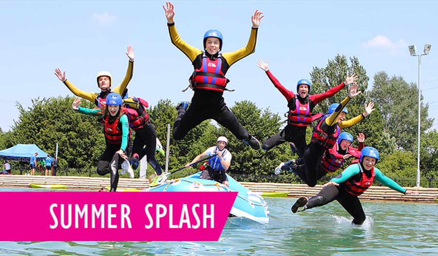 Summer Splash at the Lee Valley White Water Centre.