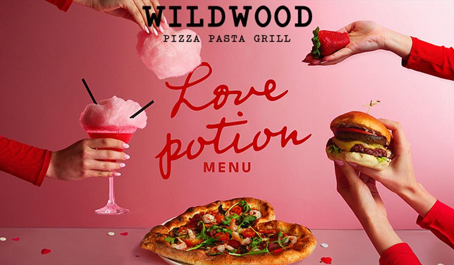 Valentine's menu at Wildwood, Epping High Street