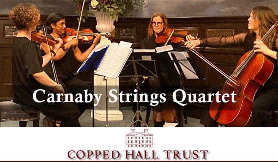 Carnaby Strings Quartet at Copped Hall.