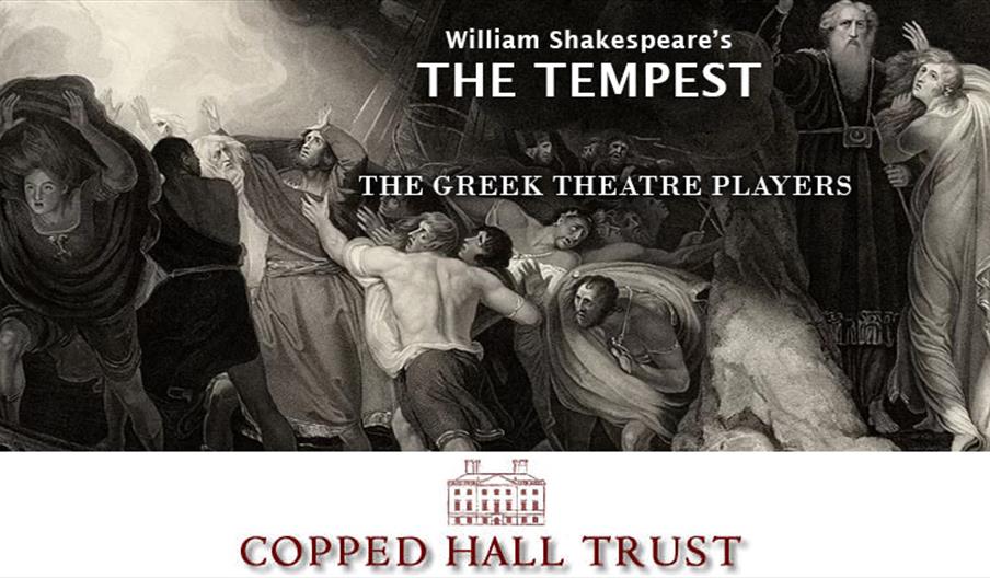 The Greek Players perform William Shakespeare's The Tempest at Copped Hall.