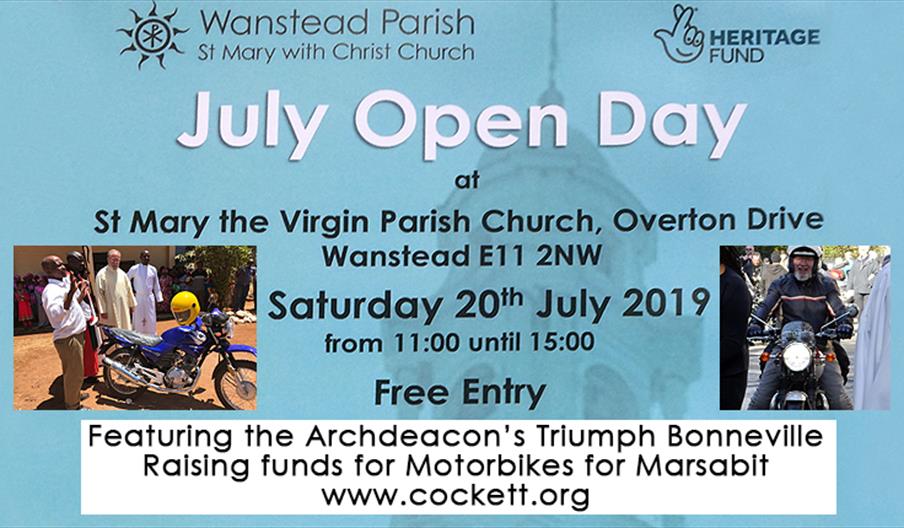 July open day in aid of motorbikes for Marsabit