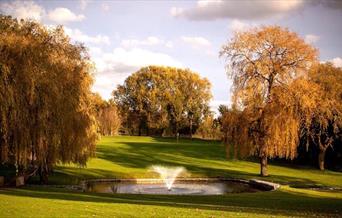 Abridge Golf Club - view of water feature