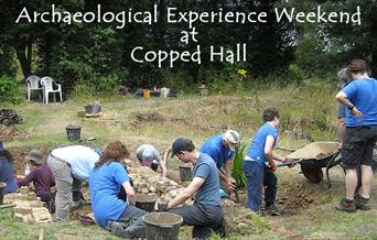 The Copped Hall Trust Archaeological Project beginners weekend course at Copped Hall in 2018