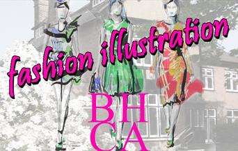 Fashion illustration class at BHCA.