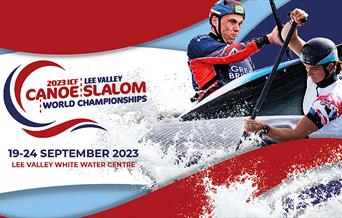 2023 ICF Canoe Slalom World Championships at the Lee Valley White Water Centre.