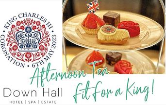 Down Hall Coronation afternoon tea - fit for a King!