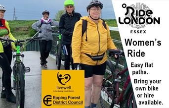 Ride London inspired Women's Ride organised by Epping Forest District Council.