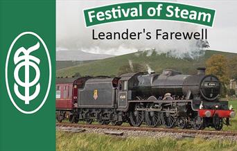 Epping Ongar Railway Festival of Steam featuring Leander's farewell.