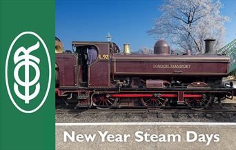 Steam into 2022 with a steam train ride at Epping Ongar Railway on 1st and 2nd January.