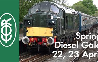 Diesel Locomotive at the Epping Ongar Railway Diesel Gala