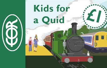 Kids for a Quid on the Epping Ongar Railway.