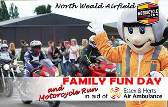 Essex and Herts Air Ambulance Motorcycle Run and Family Fun Day at North Weald Airfield