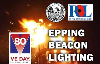 Epping Town Council and Royal British Legion VE Day Beacon Lighting