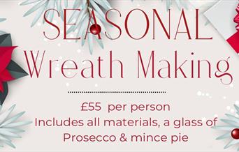 Seasonal Wreath Making workshop by Gail Thibert and Ruth Batten
