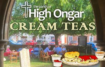 St Mary's High Ongar cream teas - 30th July, 27th August 2023