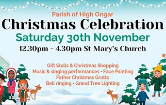 Christmas celebration at St Mary's High Ongar Saturday afternoon 30th November 2024