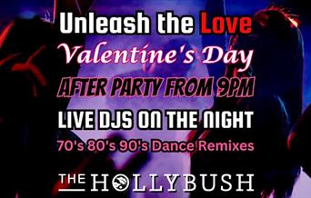 Unleash the Love Valentines event at the Hollybush Loughton